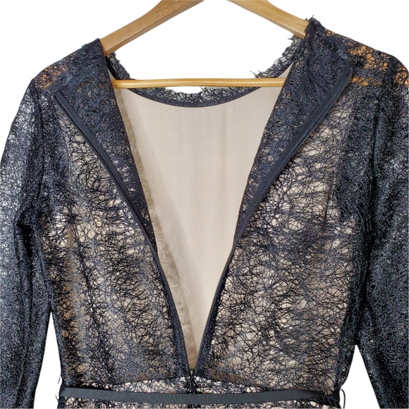 ALEXIS 'Izu' Romper Black Long Sleeve Sequence Lace Romper Size Medium NWT - Picture 7 of 16